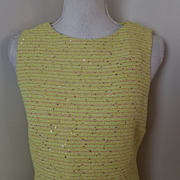 Alice + Olivia Clyde Sequined Tweed Mini Dress Size 6 NWT - Picture 11 of 13